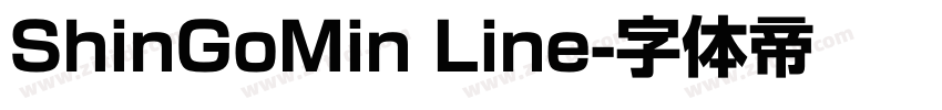 ShinGoMin Line字体转换